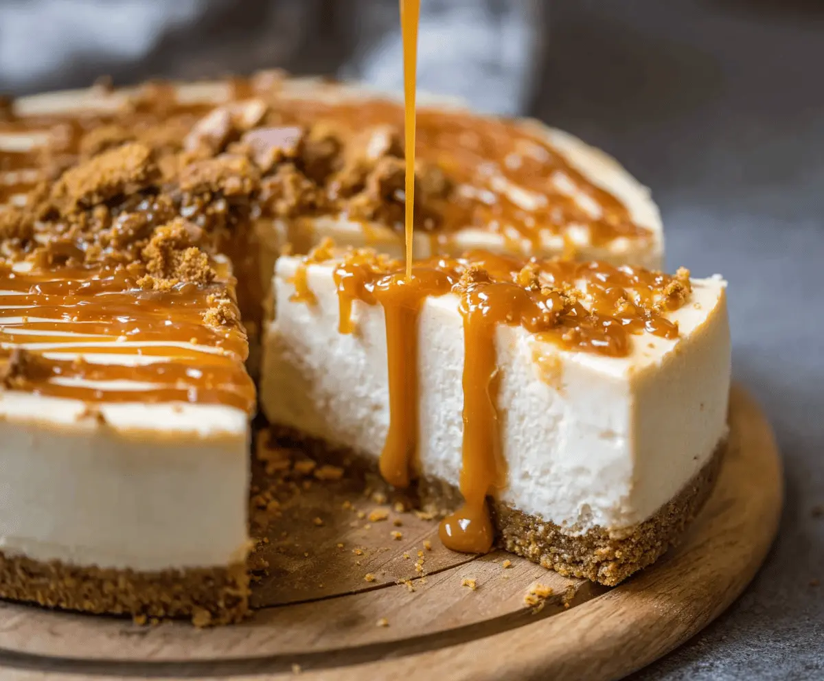 No-Bake Salted Caramel Cheesecake Recipe – Easy & Delicious!