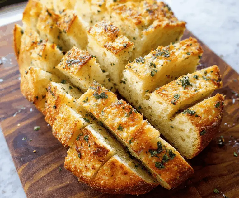 Parmesan Garlic Artisan Bread – Fresh from the Oven!
