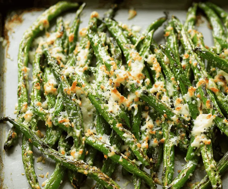 Roasted Parmesan Green Beans