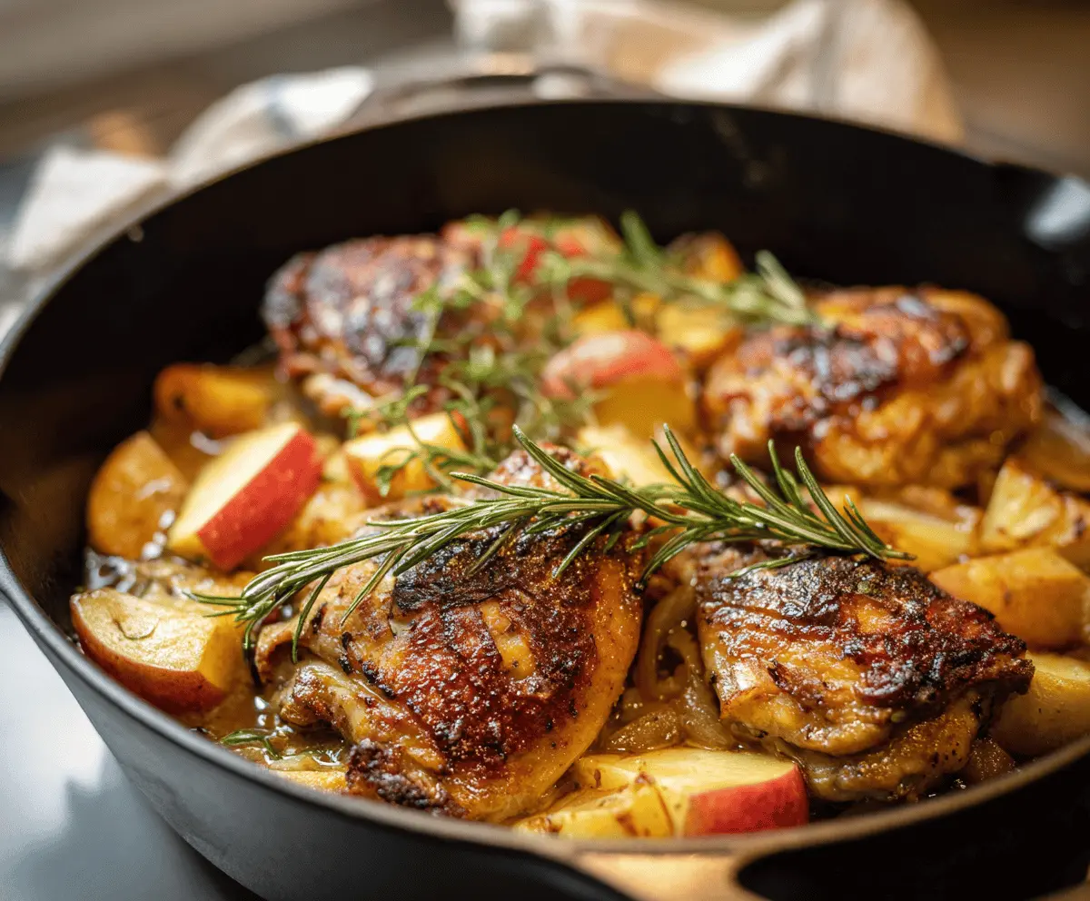 Easy Rosemary Apple Cider Chicken Recipe – Juicy & Flavorful