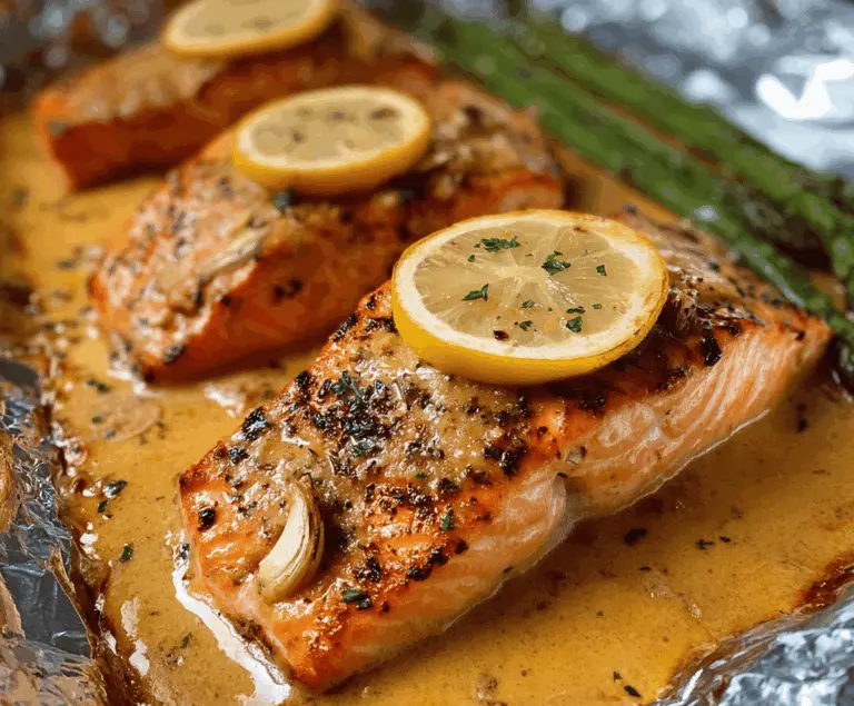 sheet pan lemon garlic butter salmon