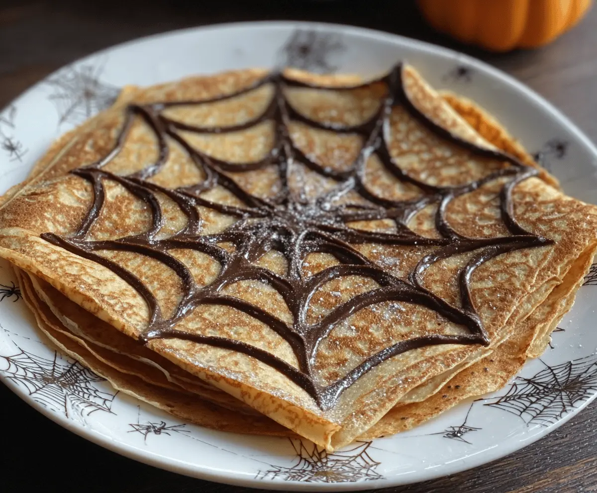 Delicious Spiderweb Crepes Recipe – Easy & Fun Breakfast Idea