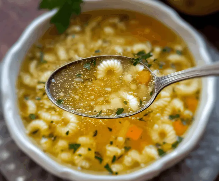 ultimate italian penicillin soup
