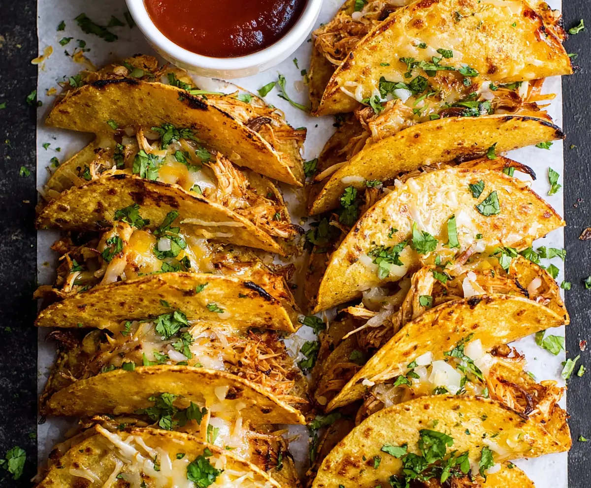 Quick Mini Baked Chicken Tacos