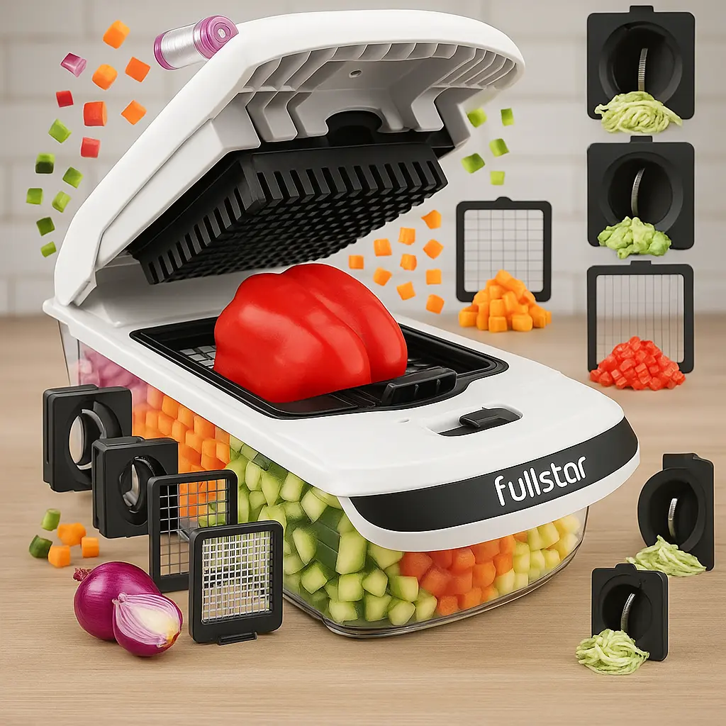 Vegetable Chopper & Dicer with Container