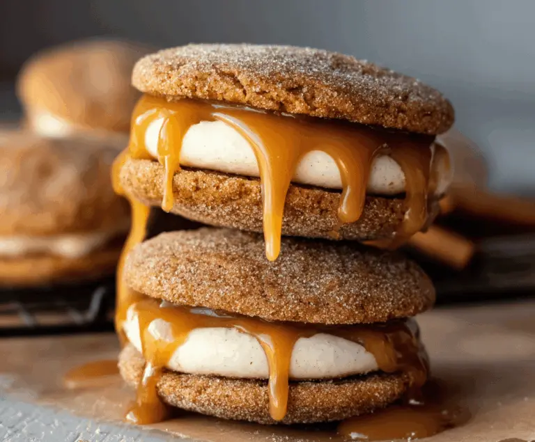 Apple Cider Whoopie Pie Cookies with Caramel