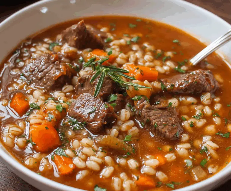 Beef Barley Soup