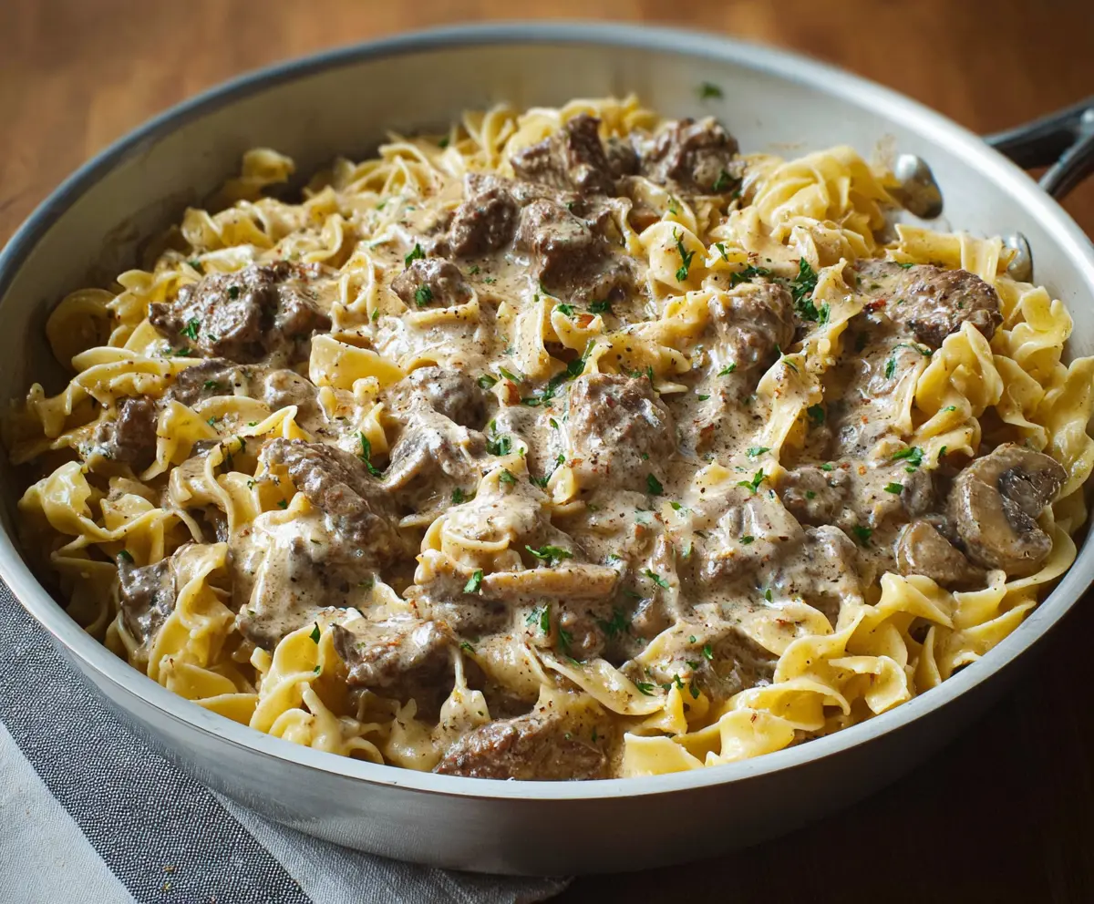 Easy Beef Stroganoff Recipe