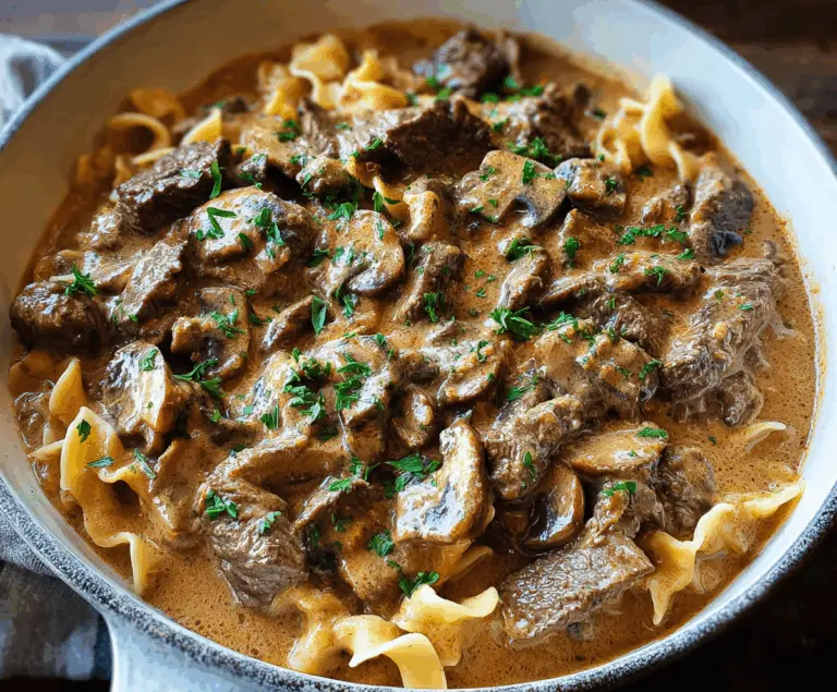 beef stroganoff