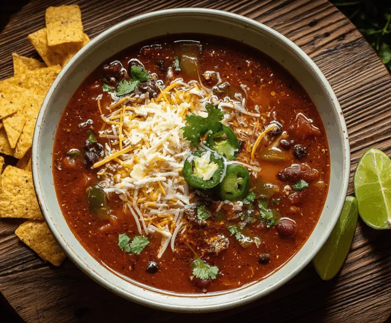 Bold And Hearty Taco Soup