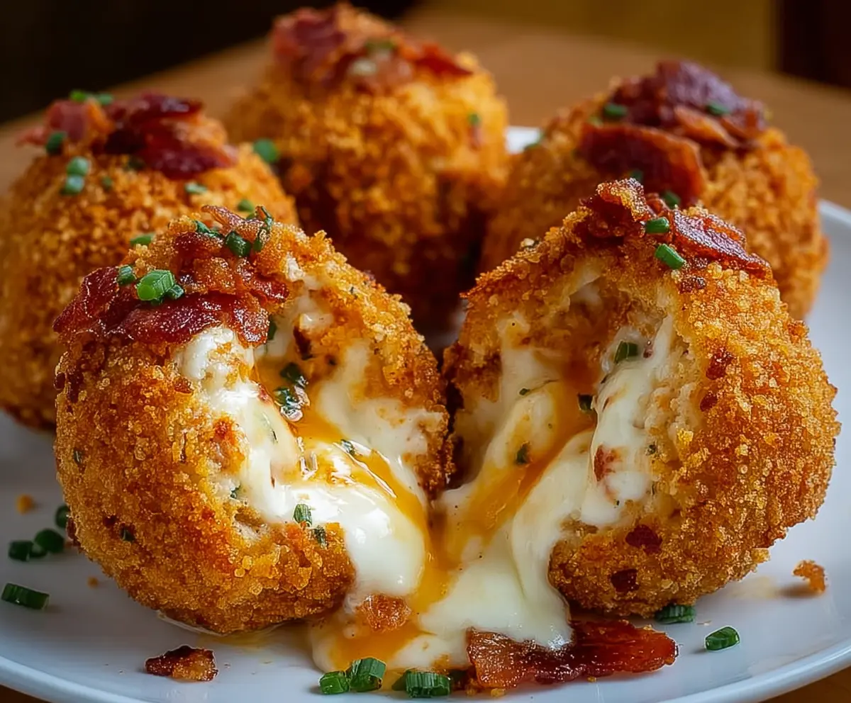 Buffalo Chicken Bacon Mozzarella Bombs