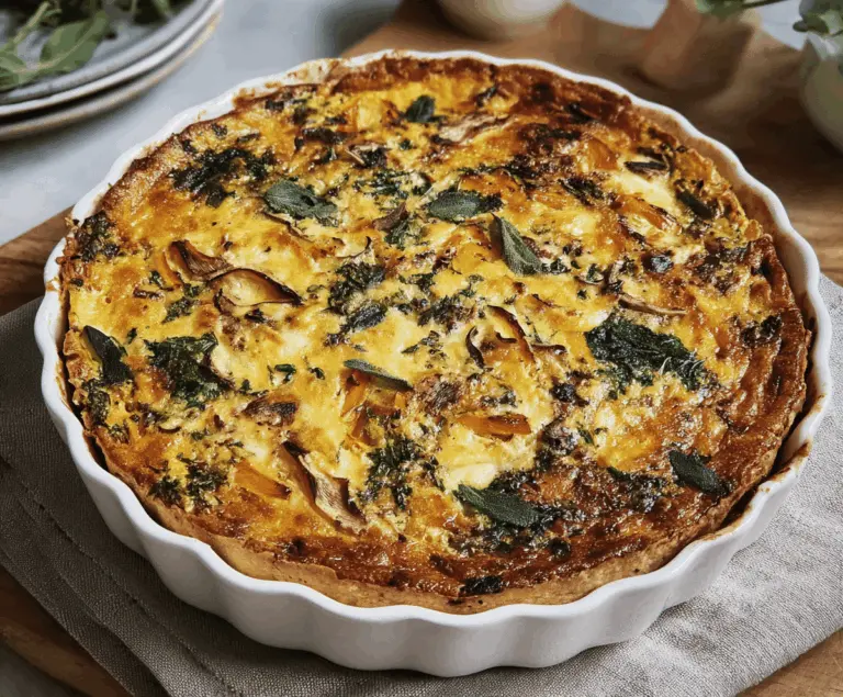 Butternut Squash & Sage Quiche