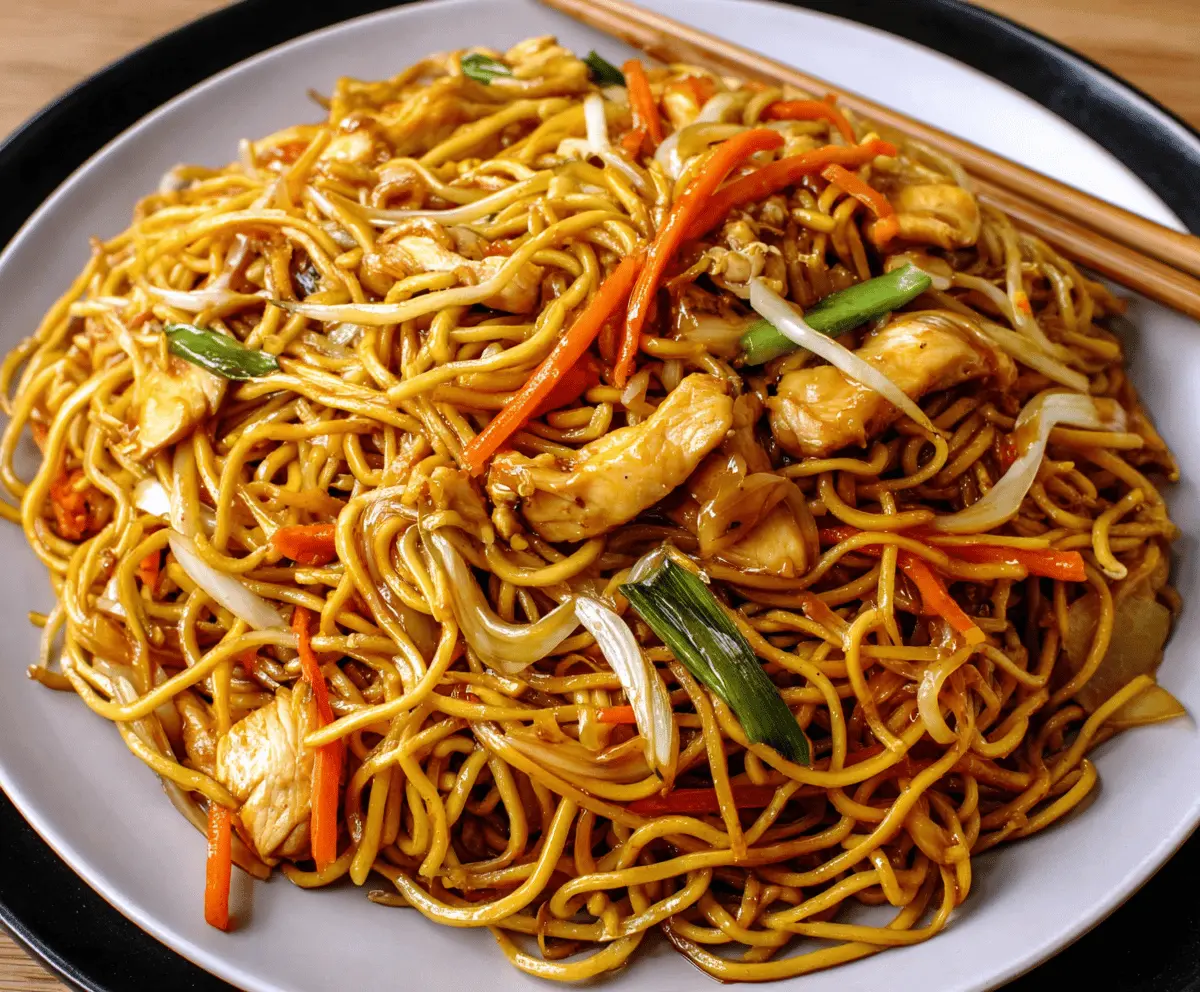 Easy Chicken Chow Mein Recipe