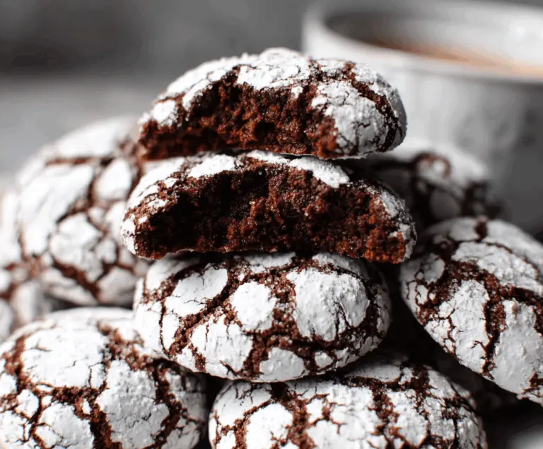 chocolate crinkle cookies