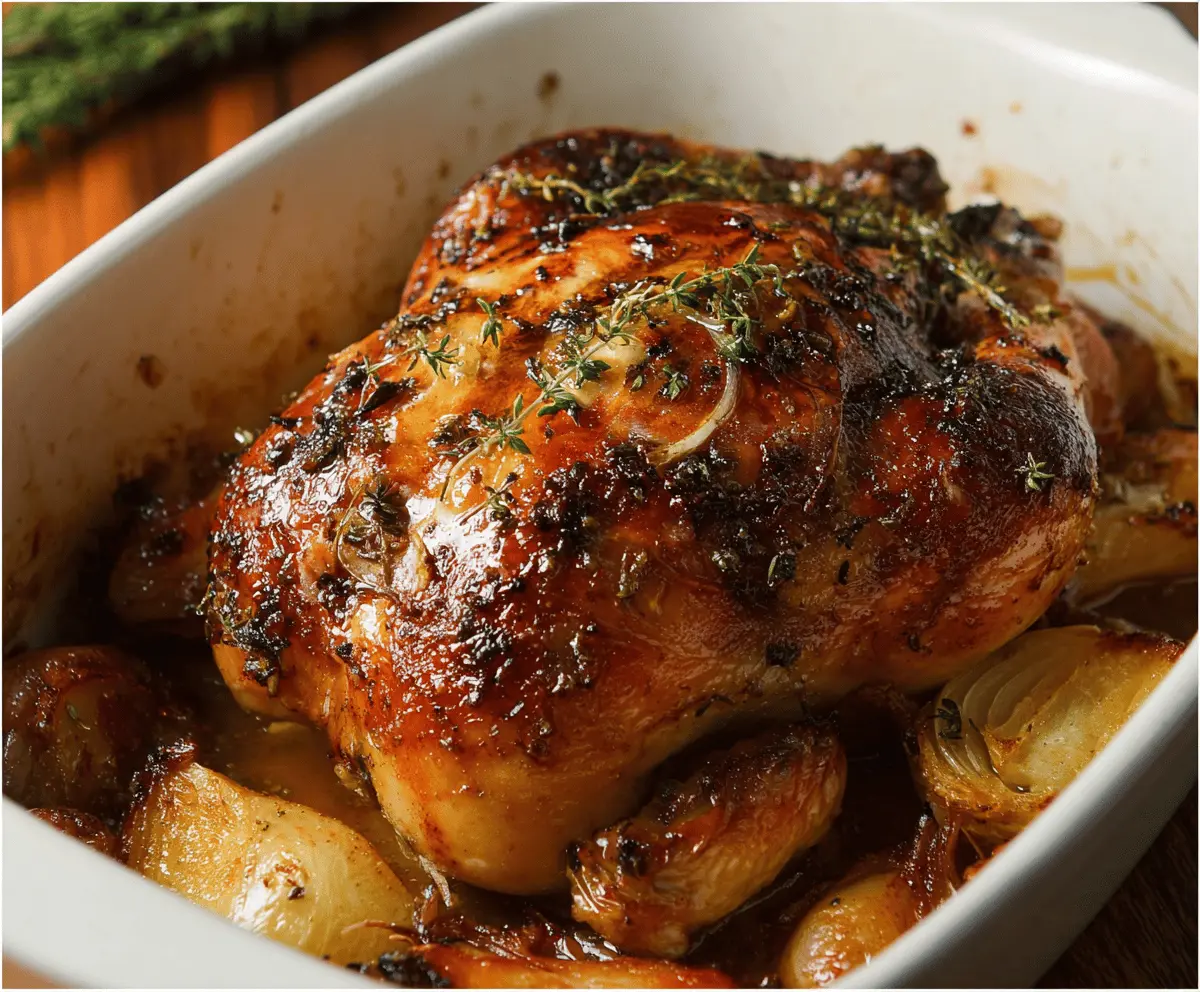 Cider Maple Roasted Cornish Hen