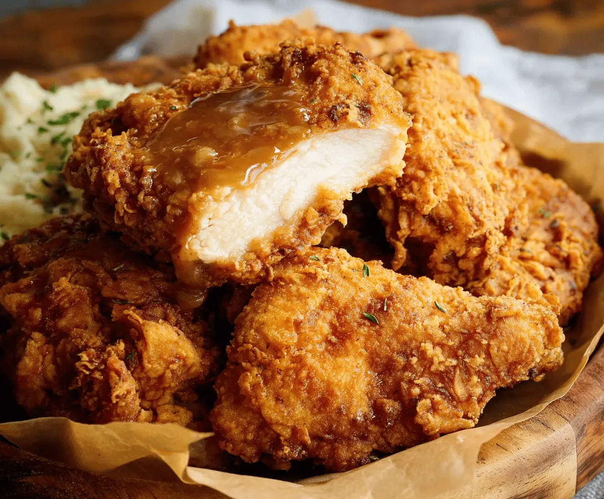 Crispy Country Fried Chicken Recipe