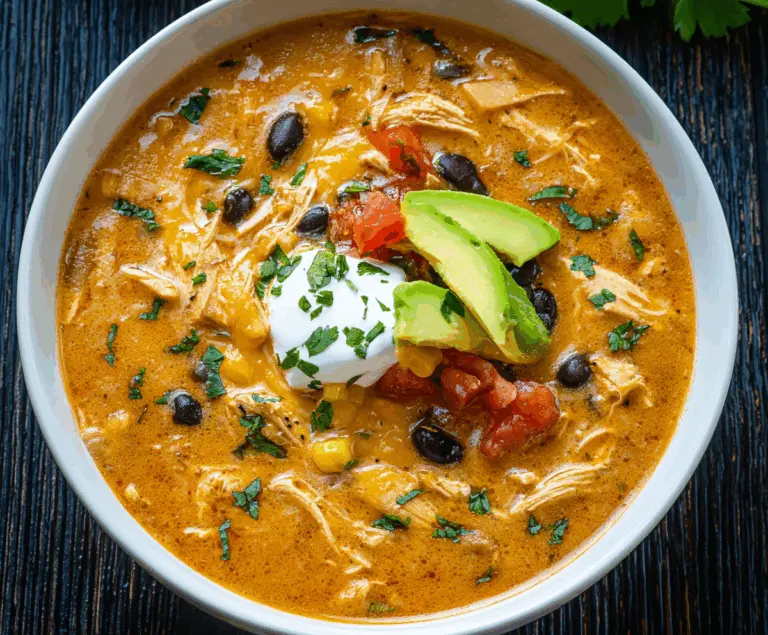 Creamy Chicken Enchilada Soup