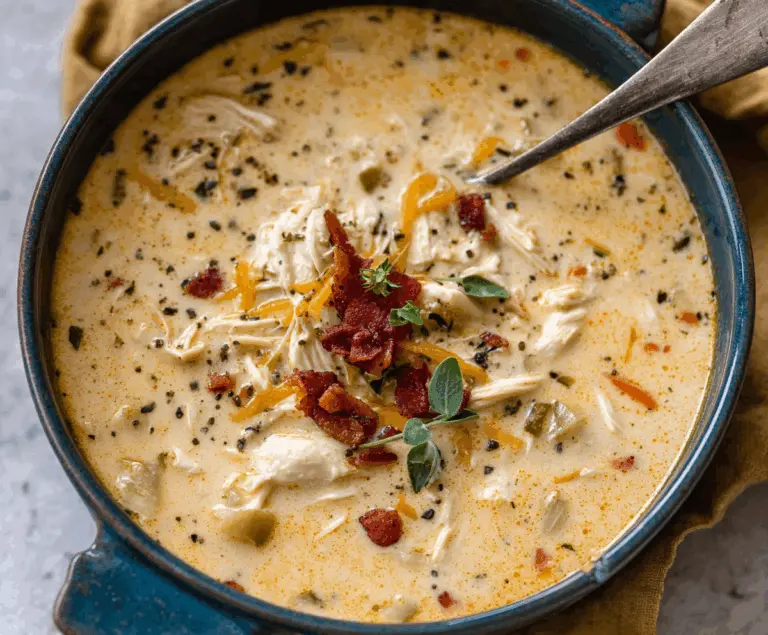 Creamy Crack Chicken Soup