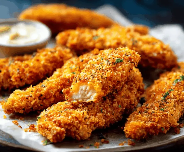 Crispy Homemade Baked Chicken Tenders