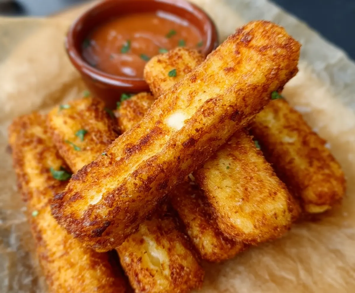 Crispy Hungarian Potato Cheese Sticks