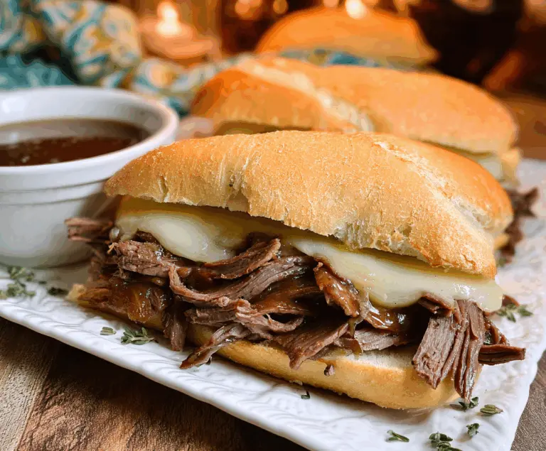 Crock Pot French Dip Sandwiches