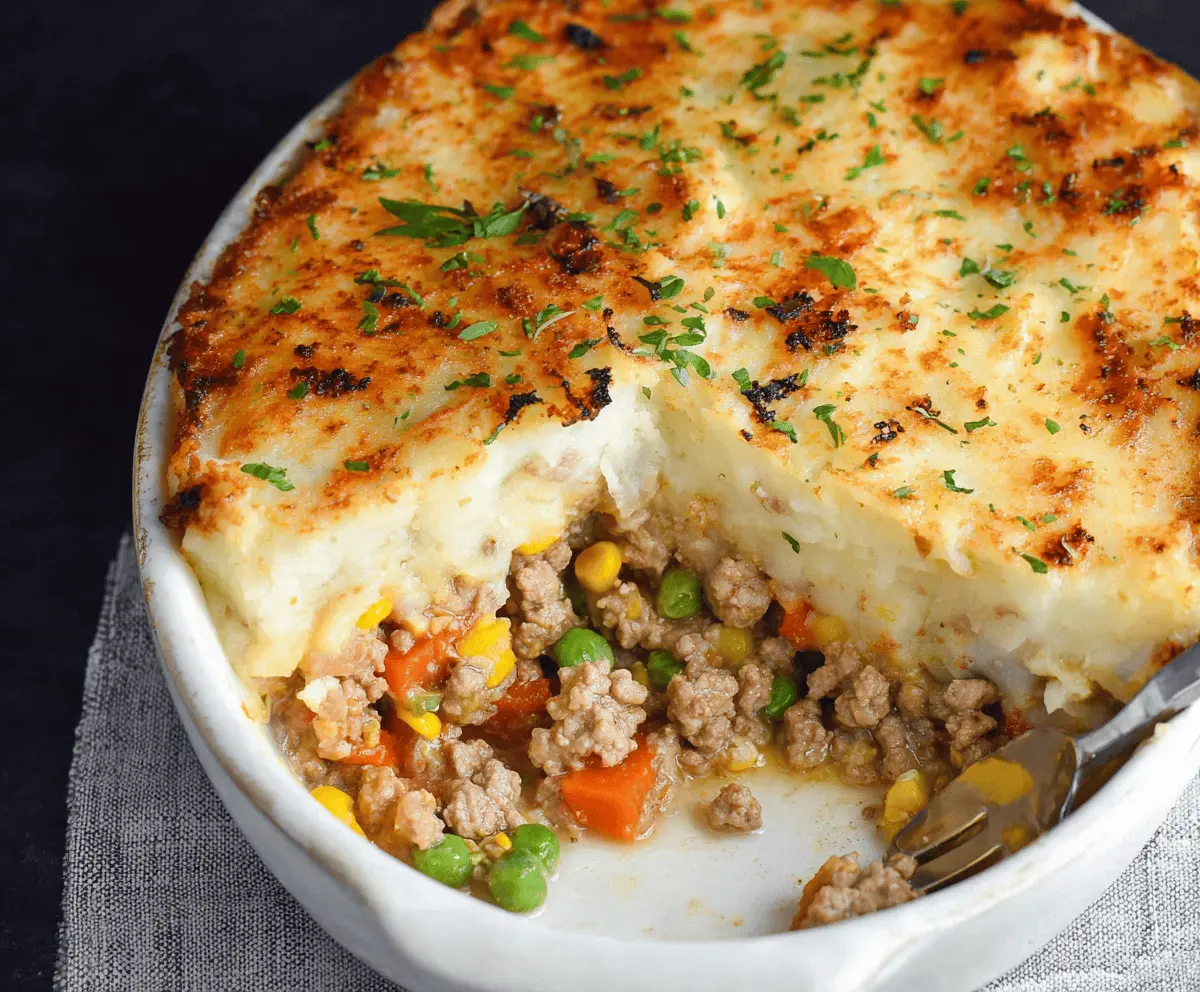 Easy Ground Turkey Shepherd's Pie Recipe