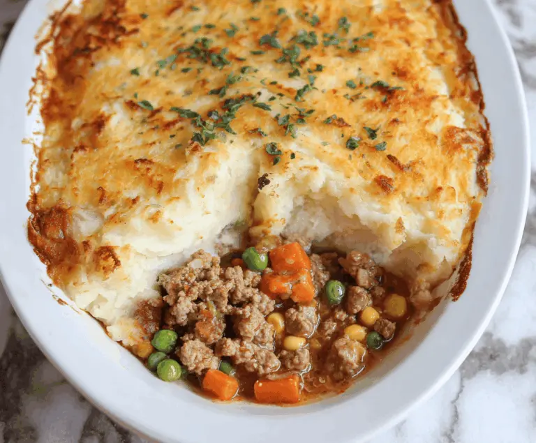 Easy Ground Turkey Shepherd’s Pie