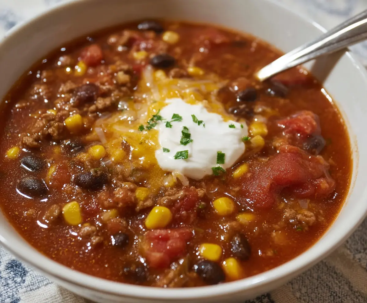 Easy Taco Soup Recipe