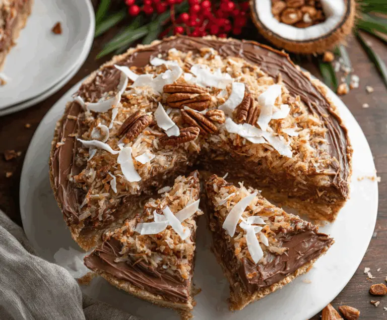Effortless No-Bake German Chocolate Pie for a Magical Christmas