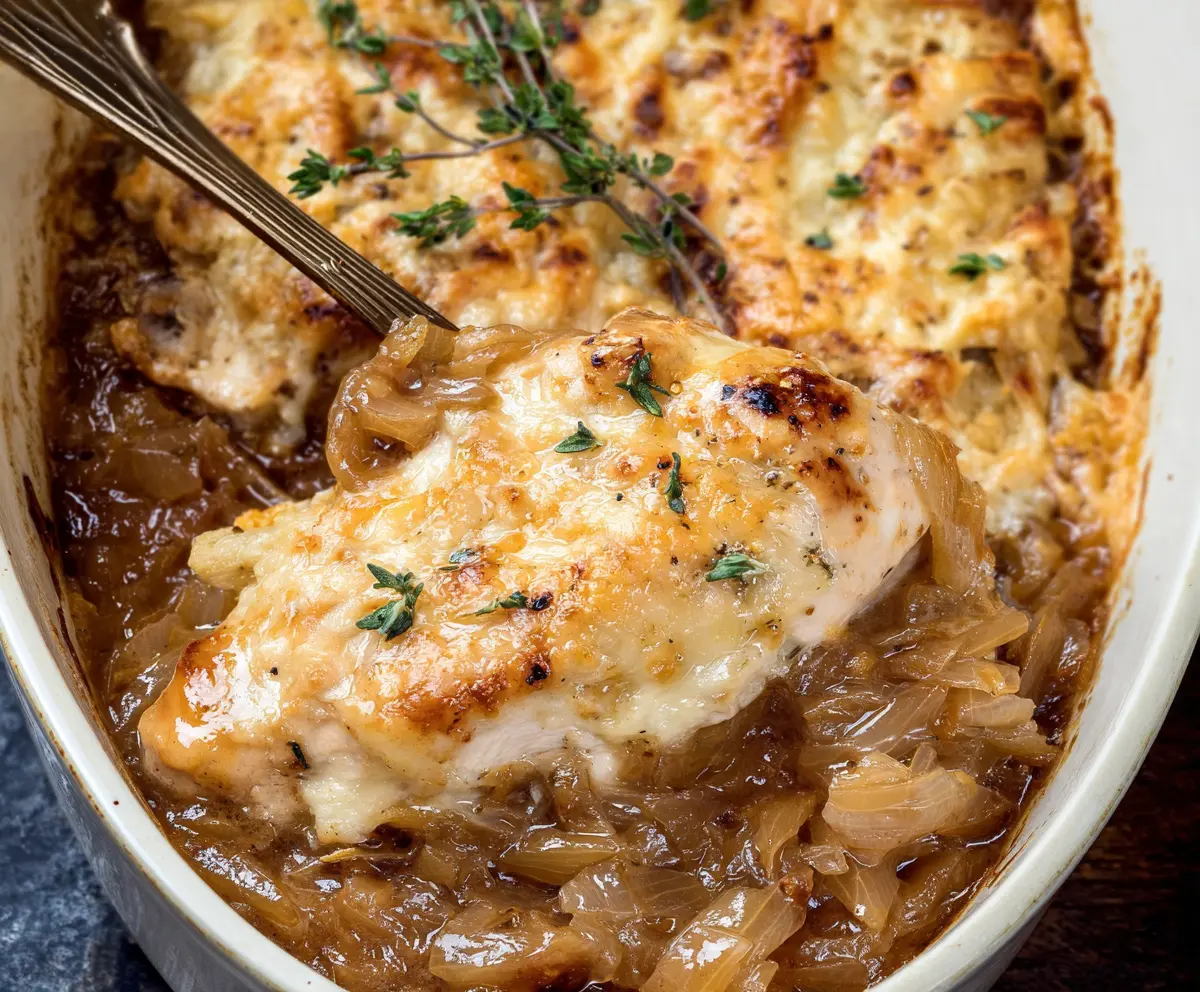 Easy French Onion Chicken Soup