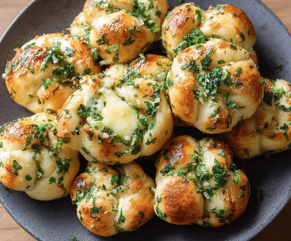 Easy Garlic Knots Recipe