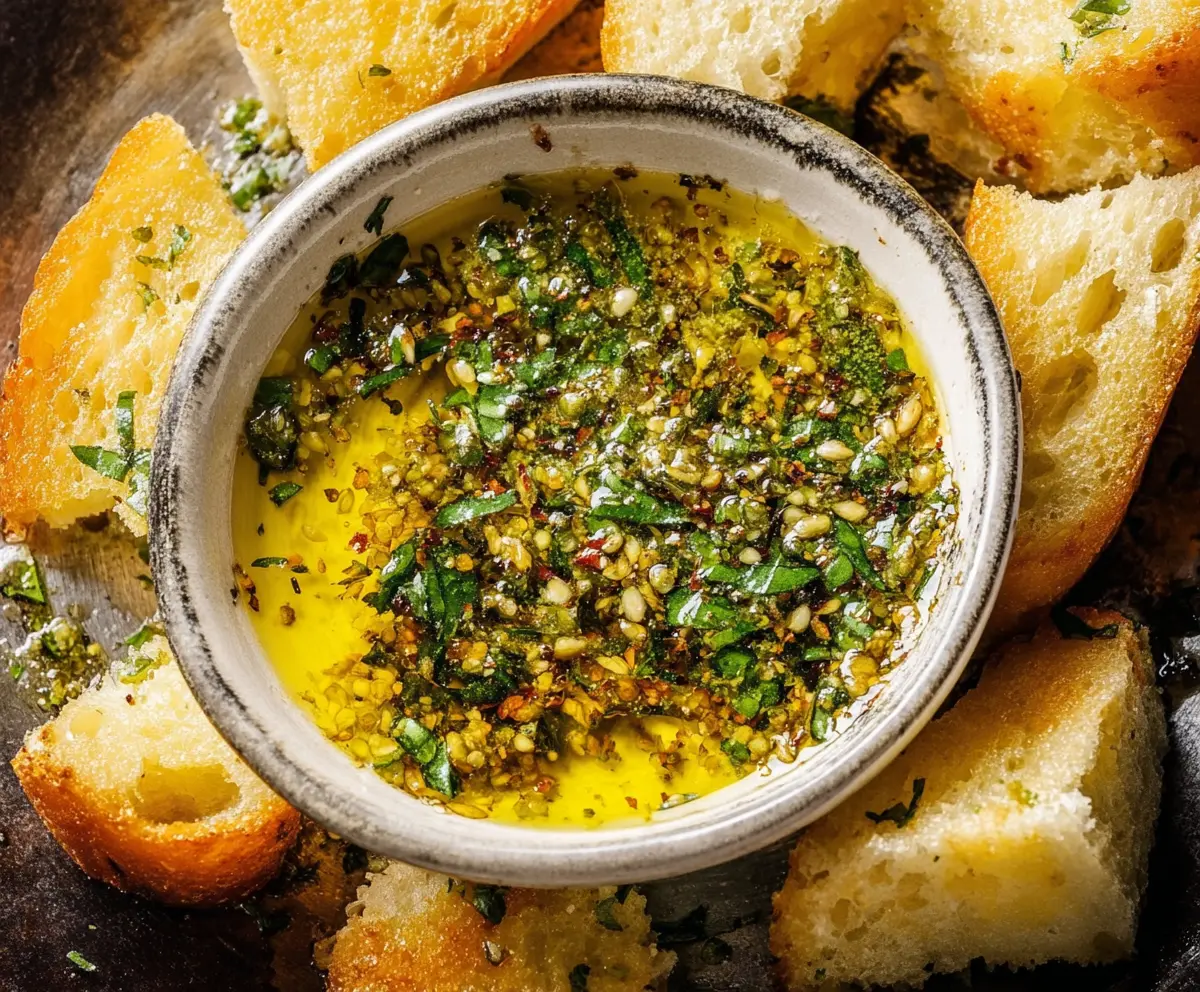 Garlic Olive Oil Dip Recipe