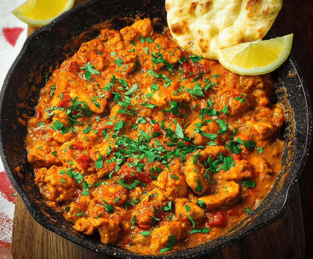 Delicious Gordon Ramsay Chicken Tikka Masala served with aromatic rice and herbs.