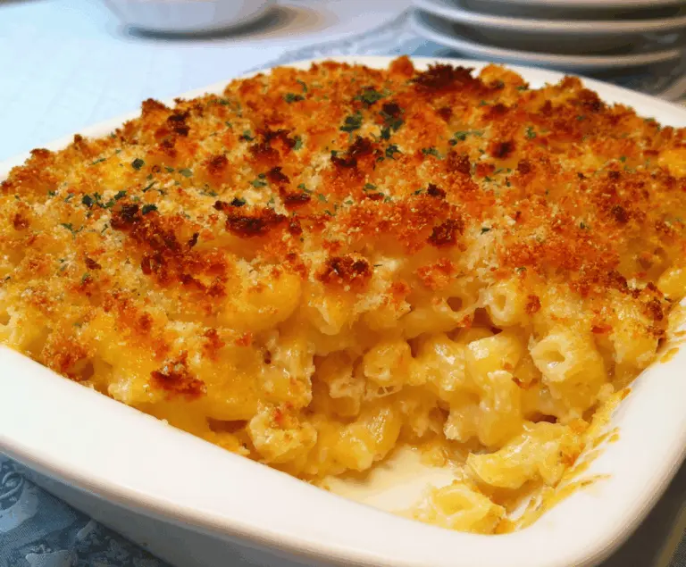 Gourmet Baked Mac and Cheese with a Crunch
