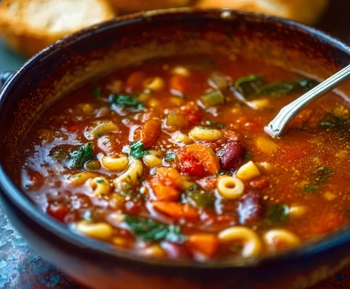 Hearty Italian Minestrone Soup Recipe