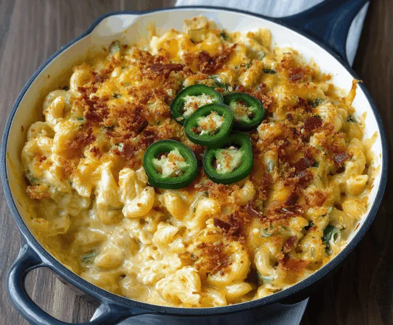 Jalapeño Popper Macaroni and Cheese