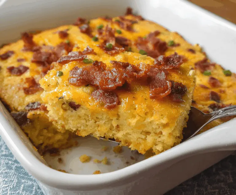 Loaded Cornbread Casserole
