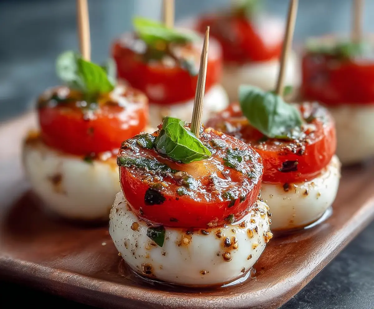 Mini Caprese Bites - Easy Appetizer