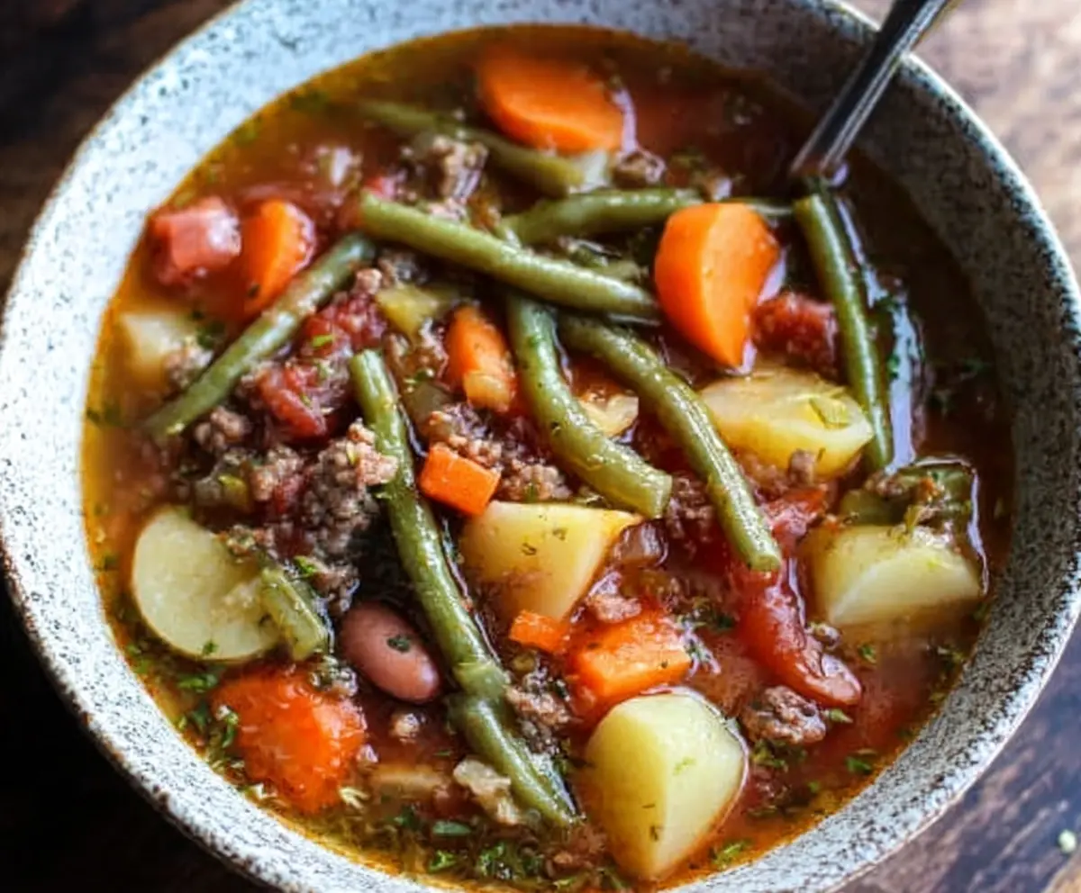 Hearty Rustic Vegetable Soup Recipe
