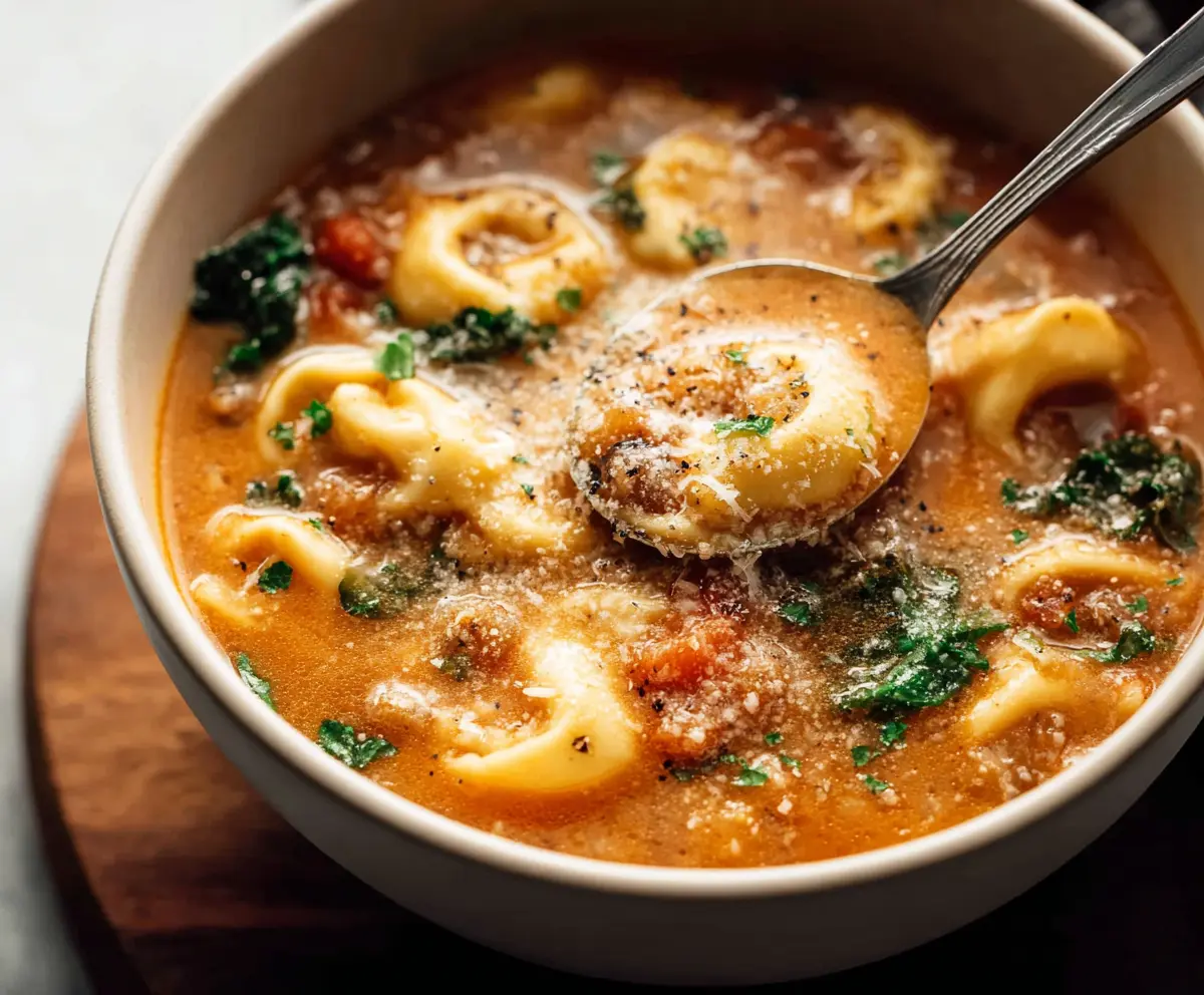 Silky Tortellini Soup Recipe