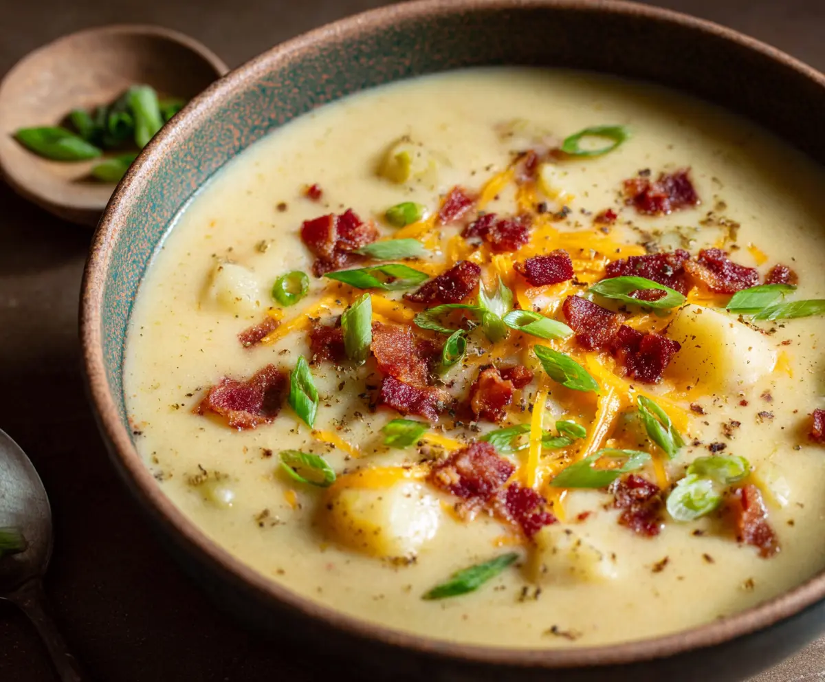 Easy Slow Cooker Potato Soup