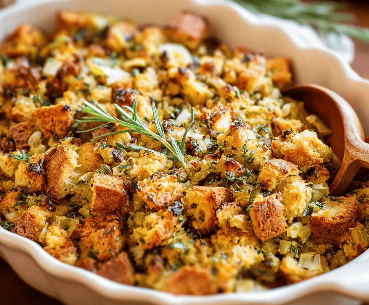 Easy Thanksgiving Stuffing Recipe