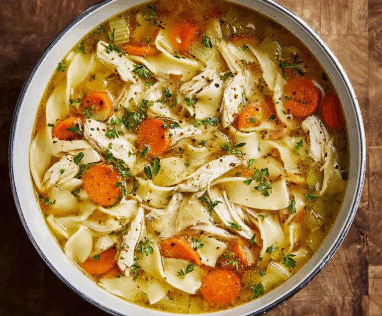 Traditional Chicken Noodle Soup
