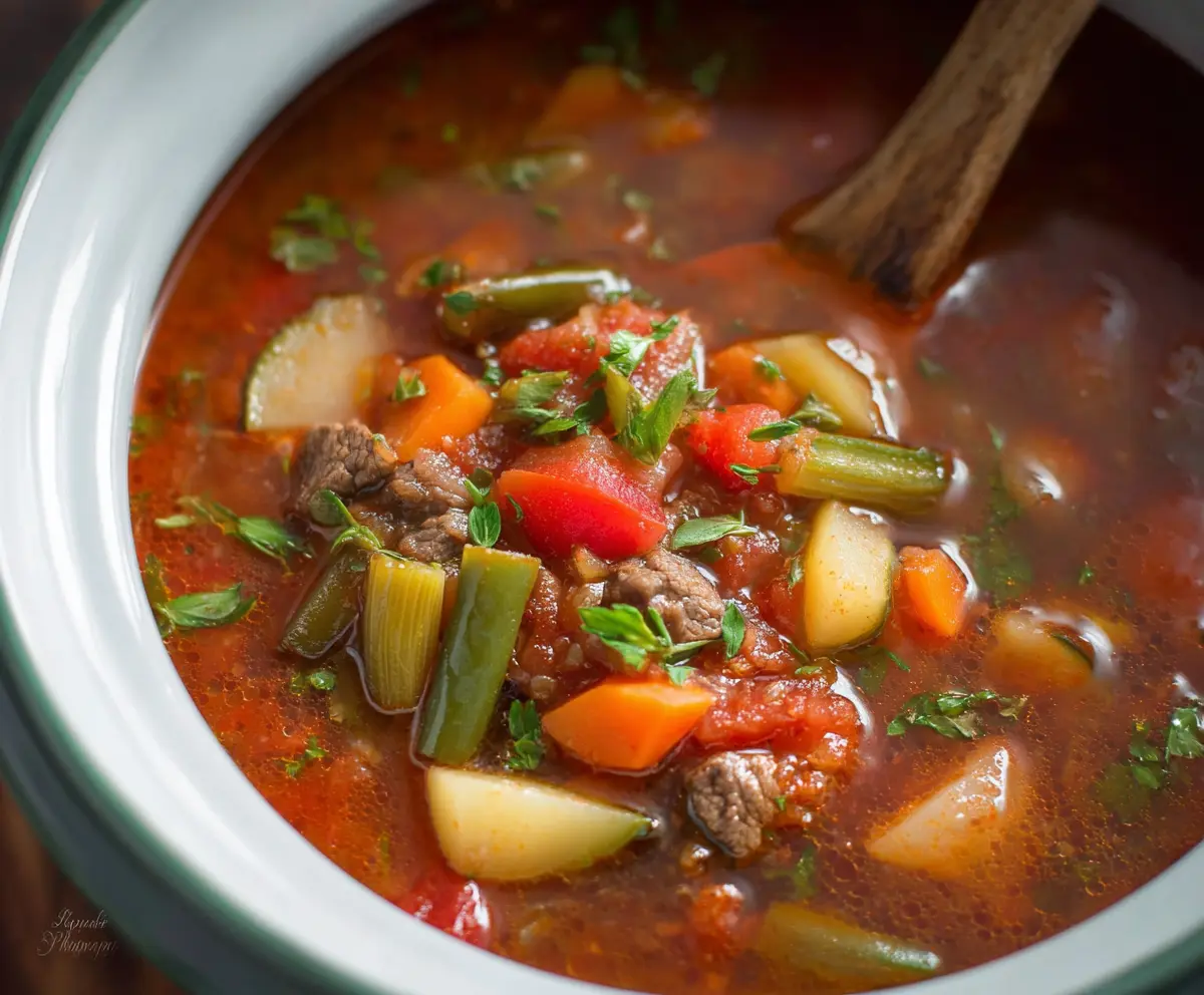 Hearty Vegetable Beef Soup Recipe