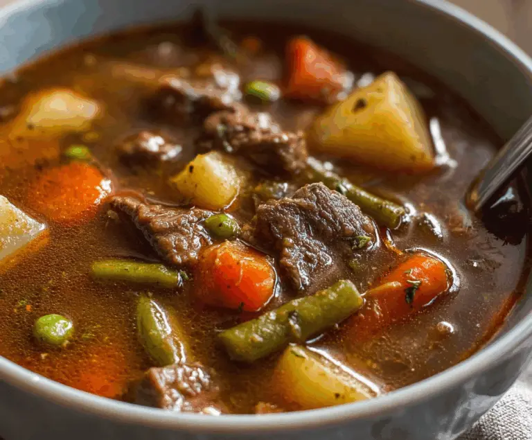 vegetable beef soup