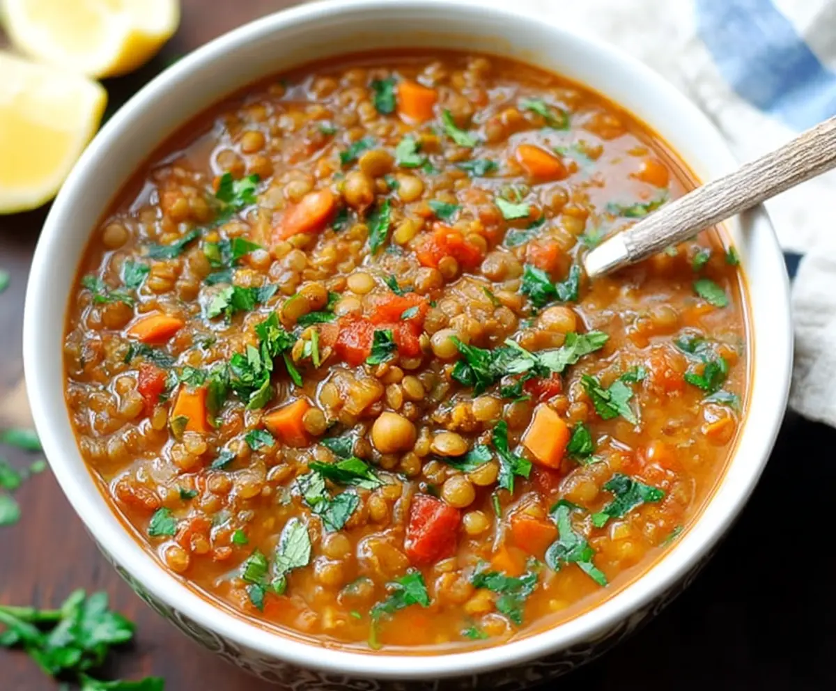 Easy Vegetarian Lentil Soup Recipe