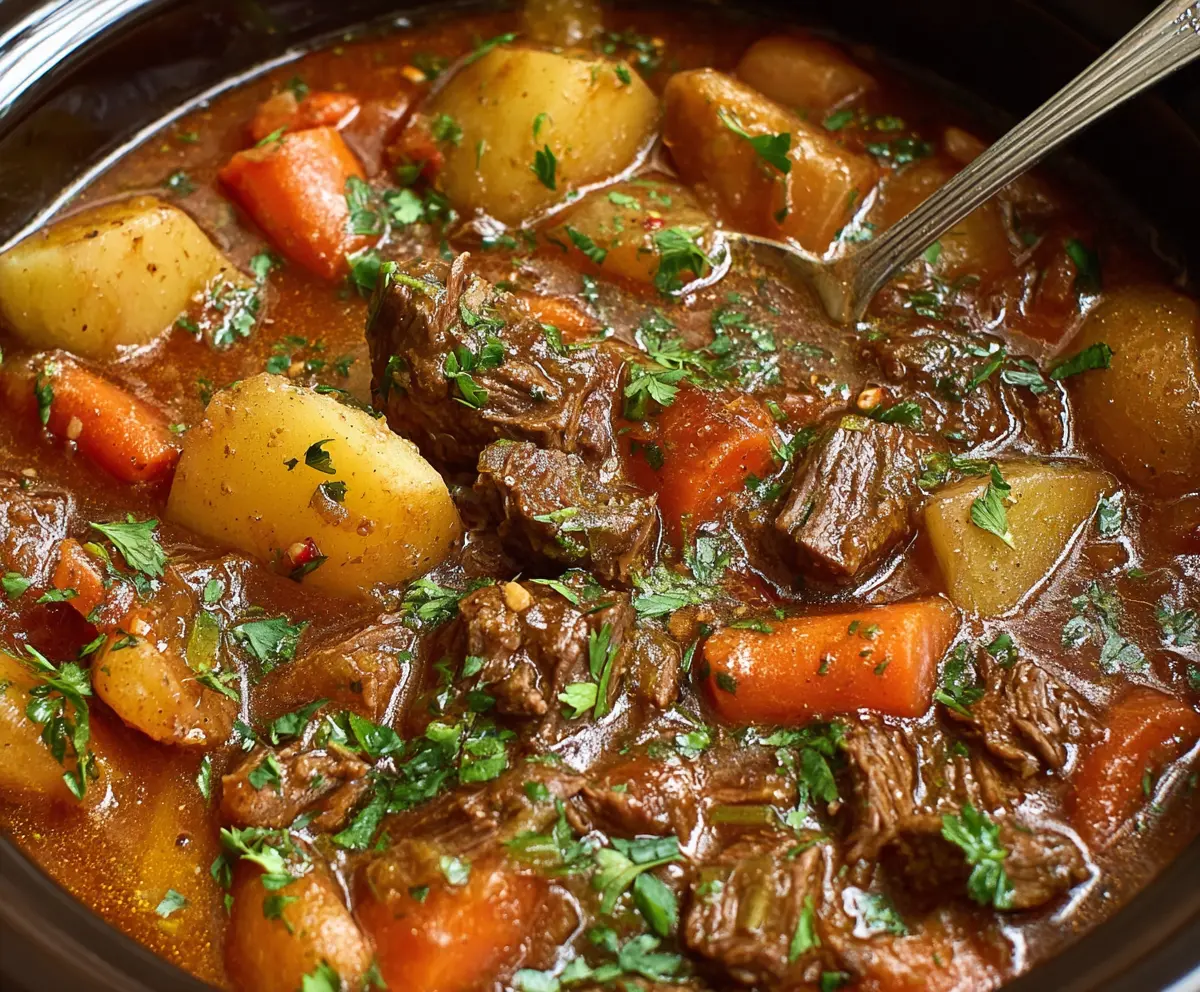 Easy Crock Pot Beef Stew Recipe