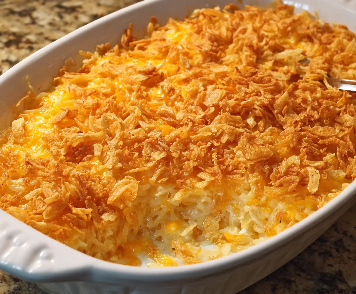 Easy Cheesy Hashbrown Casserole