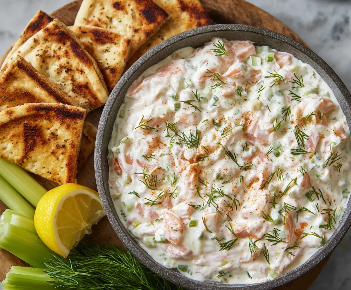 Creamy Smoked Salmon Dip with Fresh Lemon