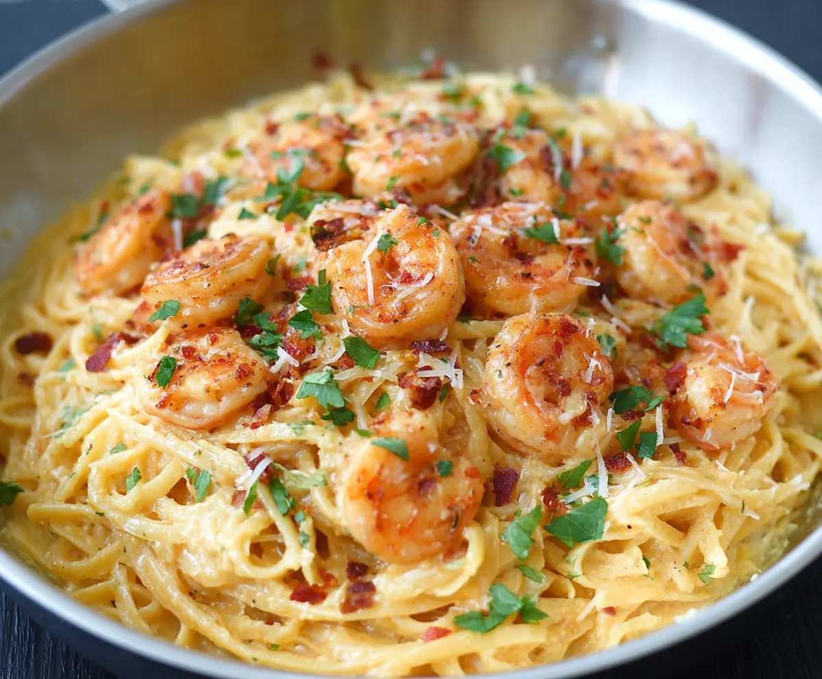 Easy Bang Bang Shrimp Pasta Recipe